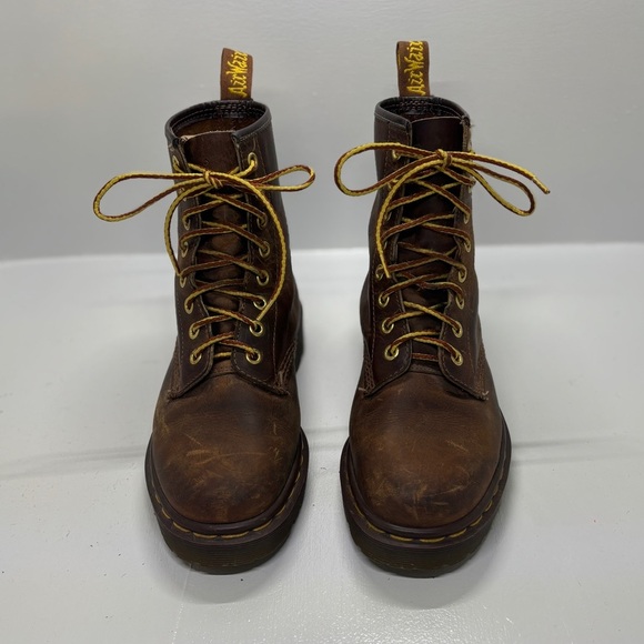 Dr. Martens 1460 8-Eye Aztec Crazy Horse Boot - Brown women’s size 5 - Picture 5 of 10